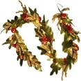 thumbnail image 1 of EWASWON Christmas Pre-lit LED Christmas Wreath, Pre-assembled Artificial Mailbox Wreath, Weather-Resistant Outdoor Holiday Decoration, 1 of 3