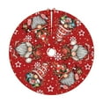 thumbnail image 1 of EWASWON Christmas Red Christmas Tree Skirt - 36 Inch Classic Design, Polyester Material, Festive Holiday Decor for Tree Base, Perfect Xmas Gift, 1 of 6