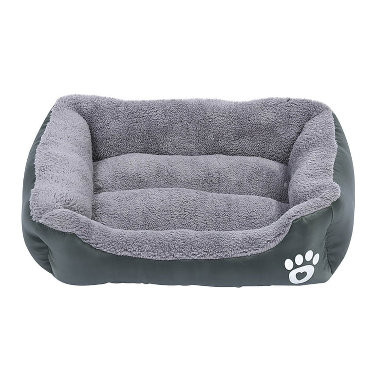 EWASWON Deals Clearance Dog Beds for Large Dogs Self Warming Indoor Puppy Cushion Doghouse Soft Fleece Pet Dog Cat Bed Indoor Pillow Cuddler for Small Dogs and Cats Walmart