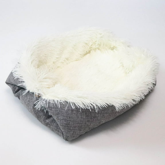 EWASWON Dog Bed for Large Dogs, Cozy Calming Pet Bed for Dogs & Cats: Self-Warming, Anti-Anxiety, Non-slip and Machine Washable 24x20 Inch
