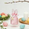thumbnail image 1 of EWASWON Easter Bunny Gift Bags - Velvet Drawstring Party Favor Bag for Candy, Small Gifts, Jewelry, Ba-by Shower Supplies, Multicolor, 1 of 6