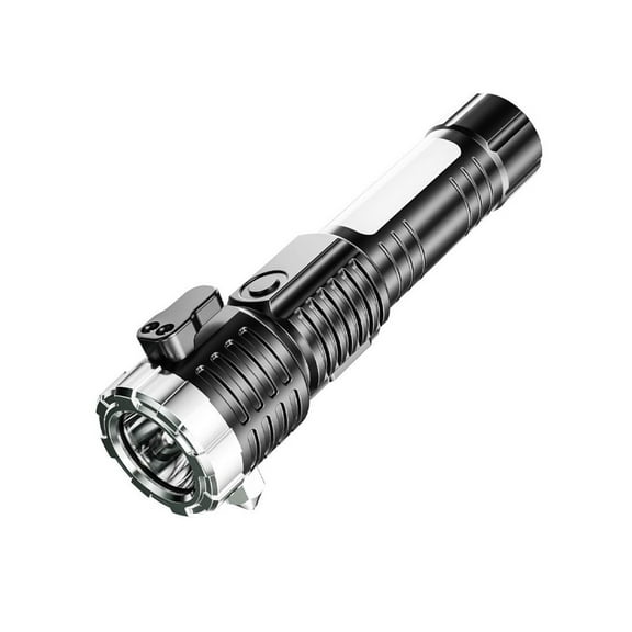 EWASWON Multi-Function Emergency with Window Breaker and Seatbelt Cutter, LED Flashlight, Strobe SOS Beacon，Mobile Power，Alarm Rescue, 2024 Version，for car，Outdoor，Hiking, Fishing, Dog Walking