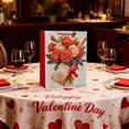 thumbnail image 1 of EWASWON Red Rose Gift Bag - Sturdy Paper with Rope Handle, Romantic for Valentine's Day, for Gi-rlfriend, 1 of 6