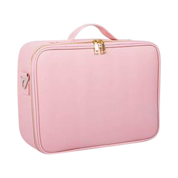 EWASWON Removable LED Illuminated Mirror Travel Makeup Bag, Illuminated Mirror, Vanity Case, Cosmetic Case With , Rechargeable, 3 Colour Brightness,