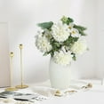 thumbnail image 1 of EWASWON Single Stem Artificial Flowers Silk Chrysanthemum White Small Fake Flowers Realistic Lifelike Faux Mums for Home Decor Wedding Centerpieces Vase Fillers Polyester, 1 of 6