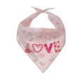 thumbnail image 1 of EWASWON St. Patrick's Day Dog Bandana - Adjustable for All Sizes, Soft Washable Fabric, Tie-Dye Heart Design Festive Pet Scarf Bib, 1 Piece Holiday Pet Accessory, 1 of 1