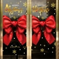 thumbnail image 1 of EWASWON Xmas Christmas Bow Window Stickers - Red Static Cling Glass Decals, Reusable No Residue, 2 Pcs Holiday Home Decorations, 1 of 6