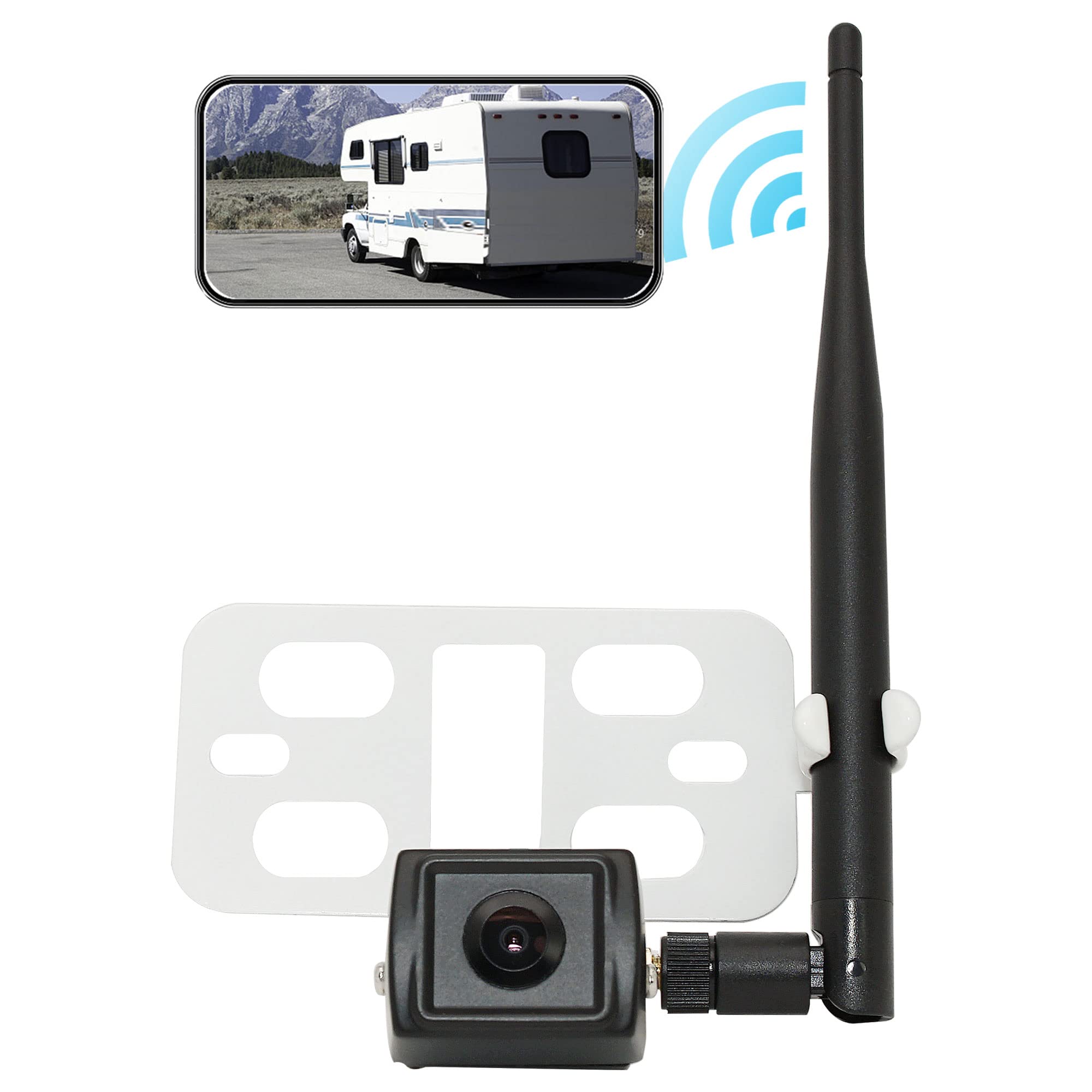 EWAY Trailer Wireless WiFi Backup Camera Rear View Reverse Camera for