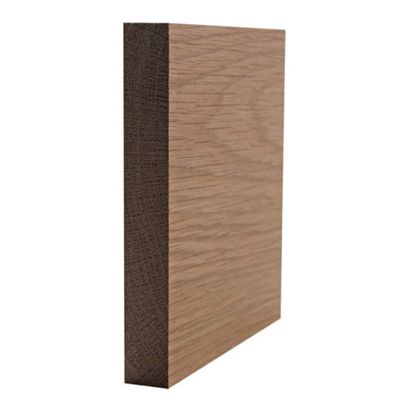 EWBB53 square edge 5-1/4" Tall x 3/4" Baseboard Moulding. Unfinished