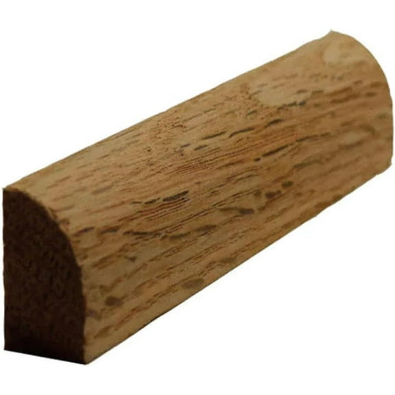 EWBS11 Baseboard Shoe 3/4" Tall x 1/2" Quarter Round. Unfinished, White Oak, 94"