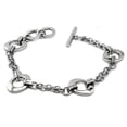 thumbnail image 1 of EWC B33033 Stainless Steel Charm Bracelet, 1 of 1
