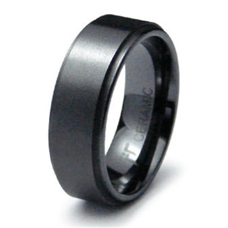 EWC R40022-120 Ceramic Ring High Polish-Satin Finish - Size 12