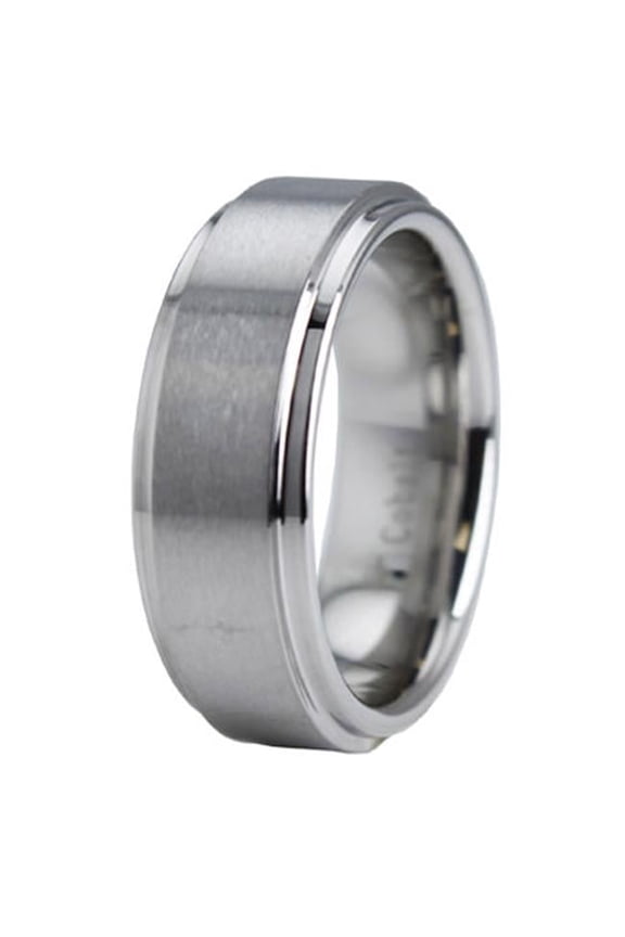 R60060-110 Cobalt Chrome Ring with Step Down Edge - Size 11