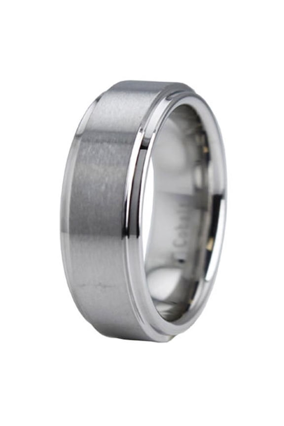 R60060-120 Cobalt Chrome Ring with Step Down Edge - Size 12