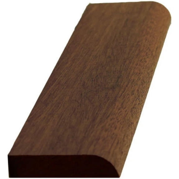 EWCS11 Kitchen Cabinet Scribe 1-1/4" Wide x 5/16" Trim. Unfinished, Sapele Mahogany, 94"