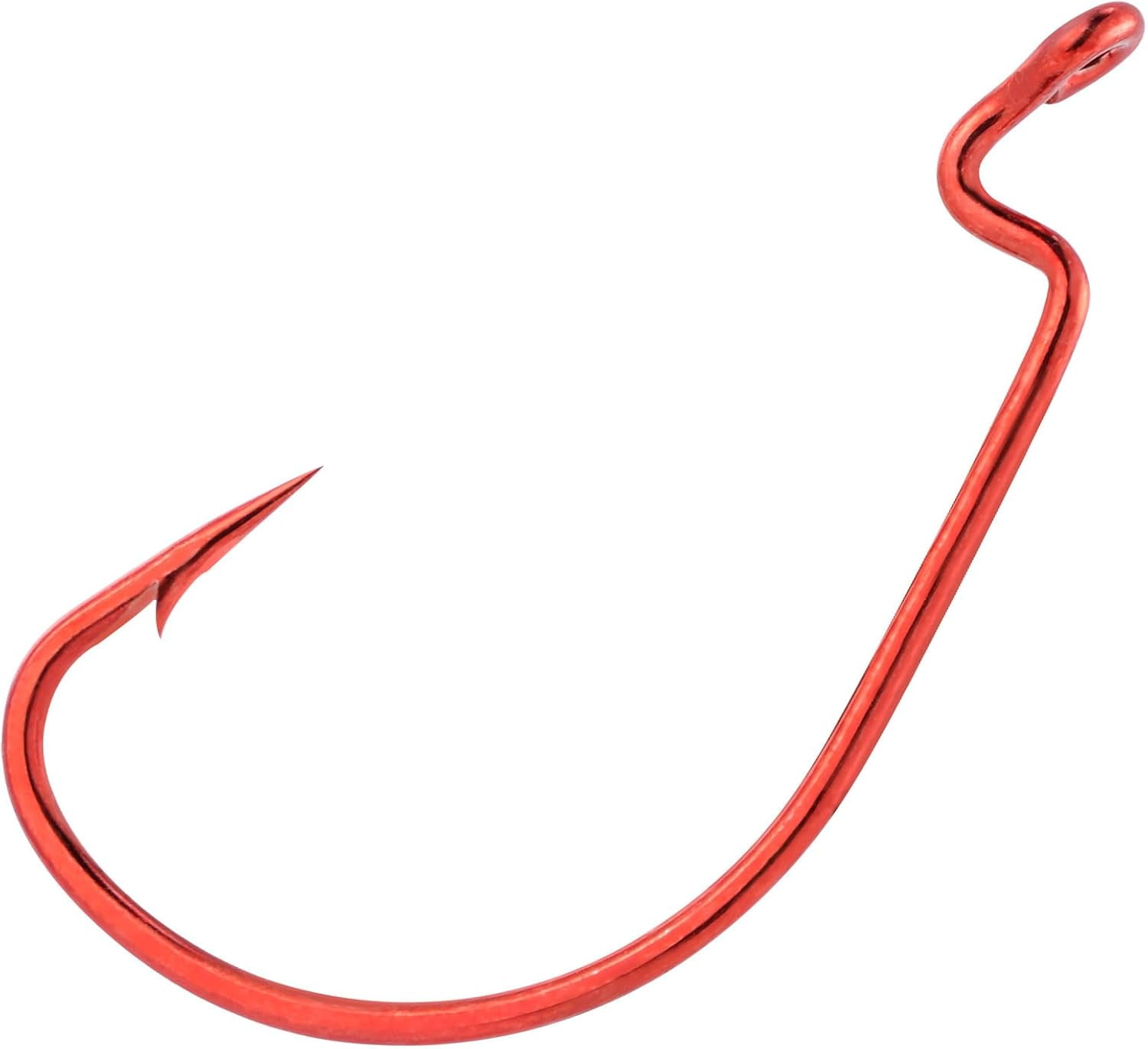 EWG Hooks Bass Fishing Worm Hooks Extra Wide Gap Freshwater Fishing ...