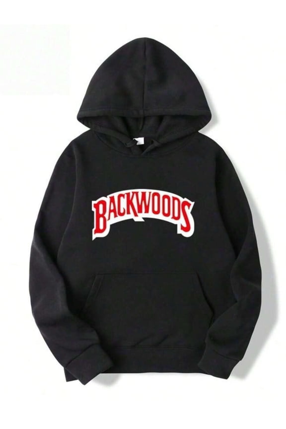 EWHSpring And Autumn New Men's Hoodie Hip Hop Fashion Hoodie BackWOODS Printed Sports CoatWith Fashionable Patterns Sweatshirt