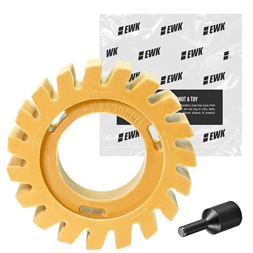 EWK Grinder Serrated Eraser Wheel and Adhesive Remover for Cars, RVs