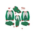 thumbnail image 1 of EWODOS Family Christmas Pjs Matching Set Holiday Sleepwear Long Sleeve Reindeer Plaid Loungewear, 1 of 7