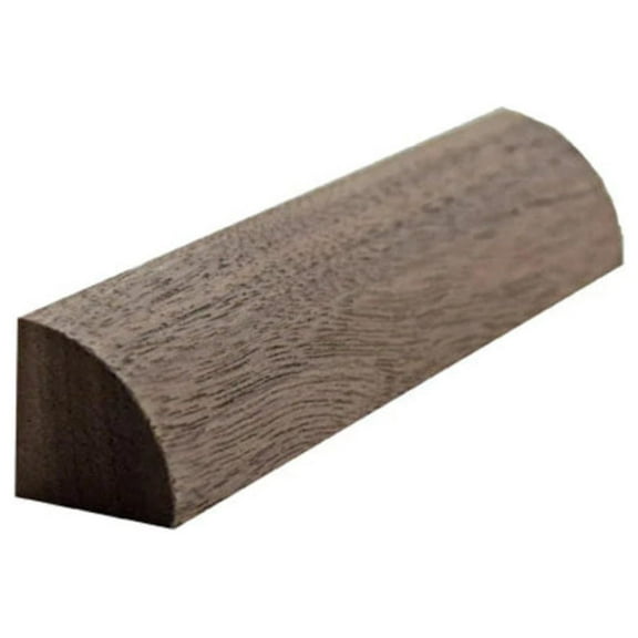 EWQR12 Quarter Round 3/4" x 3/4" Moulding Trim. Unfinished, Walnut, 94"