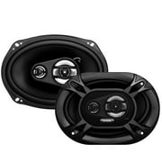 Sound Storm Laboratories EX369 EX Series 6 x 9 inch Car Door Speakers - 300 Watts (per pair), Coaxial, 3 Way, Full Range Audio, 4 Ohms, Sold in Pairs, Bocinas Para Carro