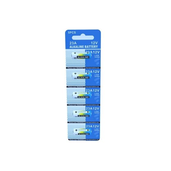 EX-ENEGY 23A A23 21/23 MN21 12V Alkaline Batteries 5 pack for Garage Doors Opener Keyless Entry Doorbells and Alarm Remote
