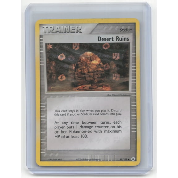 EX Hidden Legends Desert Ruins Holo [Damage] #88