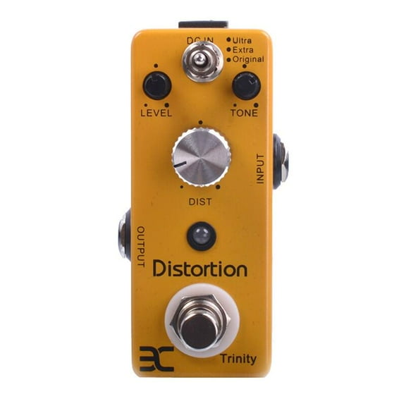 EX Micro Pedal TC-12 DA-3 Trinity Distortion Amplifier Metal Case Mini pedal EX PEDAL + Free Connector