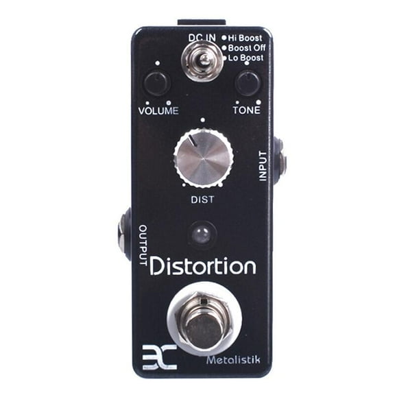 EX Pedal Metalistik TC-11 Metal Distortion 3 Working Modes:Lo Boost/BOOst Off/Hi Boost + Free Connector