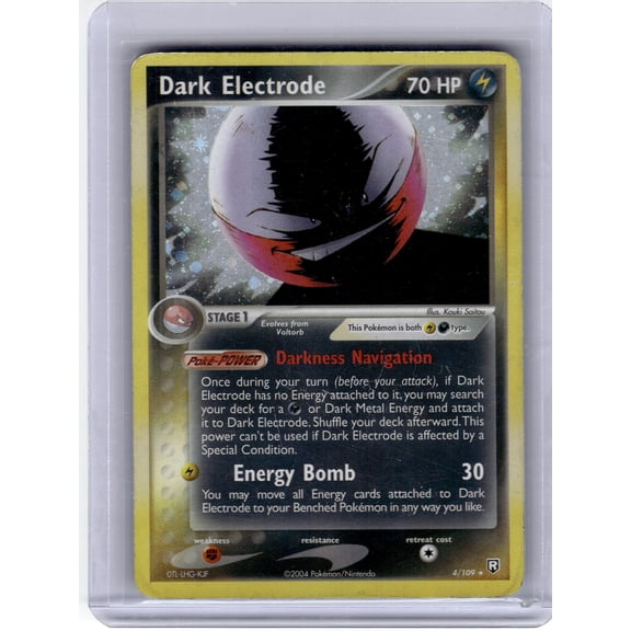 EX Team Rocket Returns Dark Electrode Damage #4/109