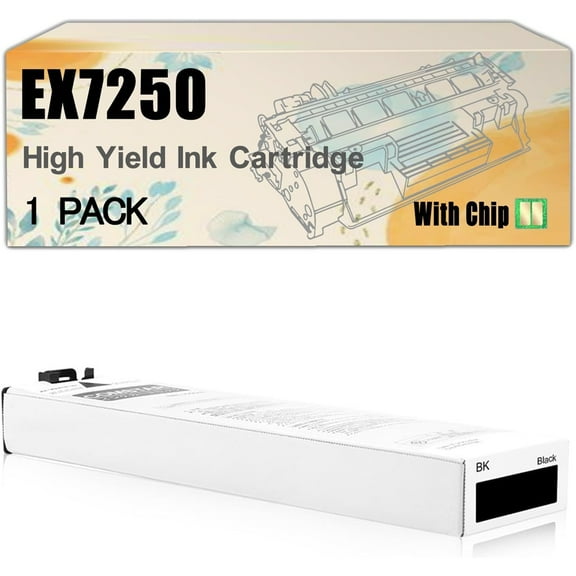 EX7250 Ink Cartridges High Yield Compatible for Riso Comcolor EX7250 Printers, with Chip Cyan*1