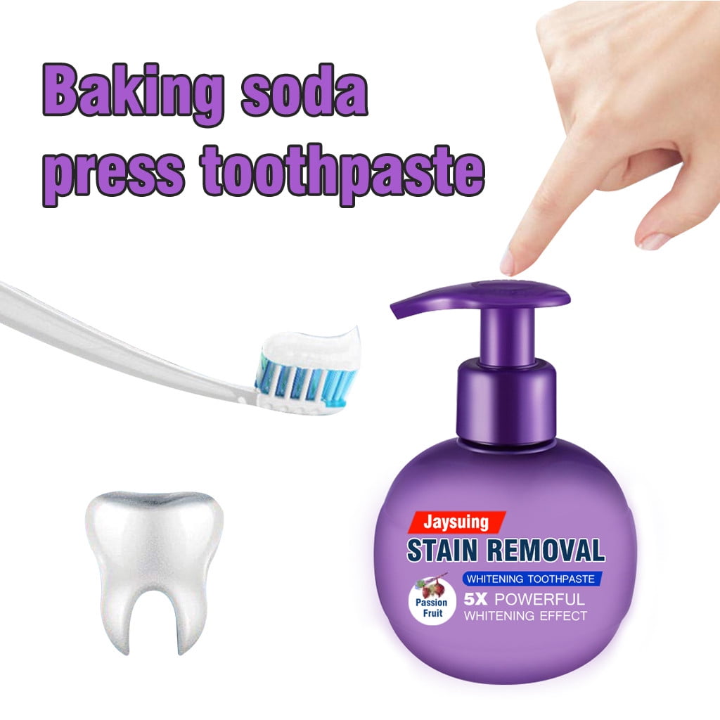 EXAXTA Baking Soda WhiteningToothpaste,Press Toothpaste, Intensive