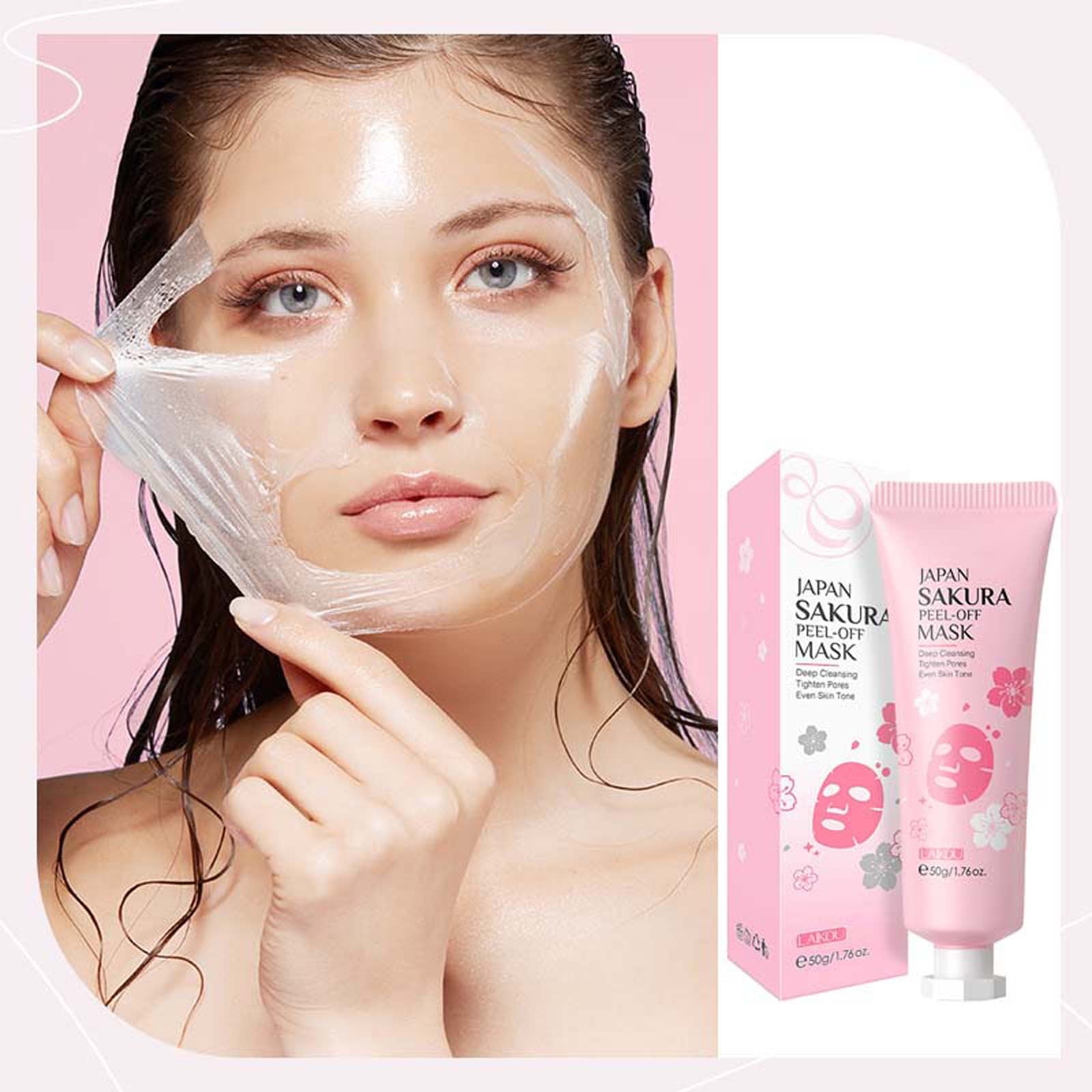 EXAXTA Sakura Peel Off Face Mask, Blackhead Mask Peel Off Gentle