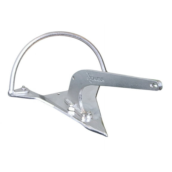 EXCALIBUR APEX Anchor (17 LB):Next Gen Bolt-Together Hot Dipped Galvanized-Steel Shovel-Scoop Style Boat/Yacht/Sailboat Anchor