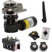 EXCALIBUR Vertical Windlass Anchor System - 600W Motor, 12V DC, 992 lbs Pulling Power, for 1/4 Inch HT G4 Chain & 1/2 Inch 3-Strand Rope, 316 Stainless-Steel Marine-Grade Housing for Boats up to 40 F