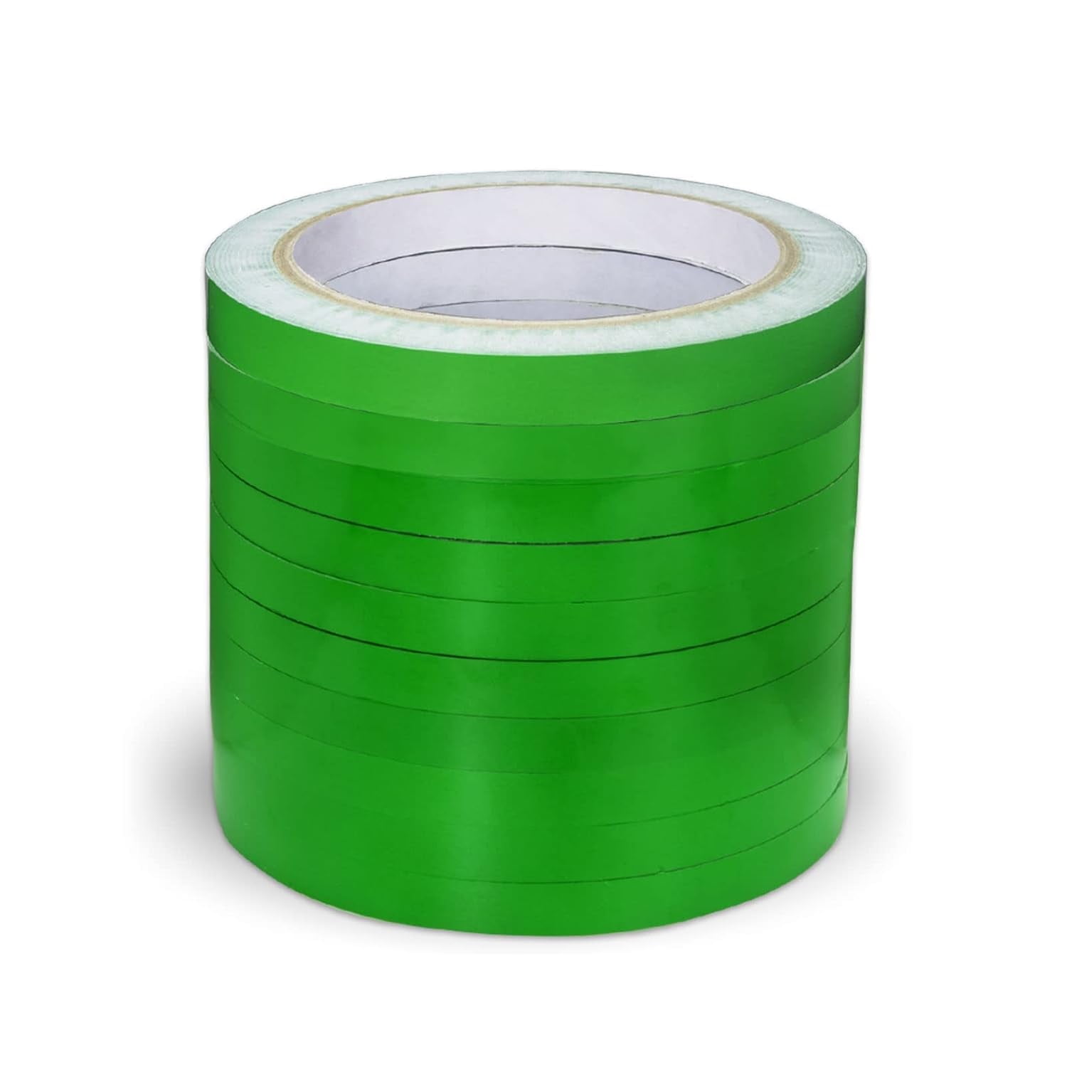 EXCELL Green Poly Bag Sealing Tape - 3/8 inch x 72 yds -10 Packs for Packaging Vegetables, Fruit, Meat, Cake, Ice Bags, Candy