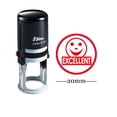 thumbnail image 1 of EXCELLENT Round Self Inking Rubber Stamp Custom Shiny 20mm Mini Stamp Personalized Teachers Stamps, 1 of 1