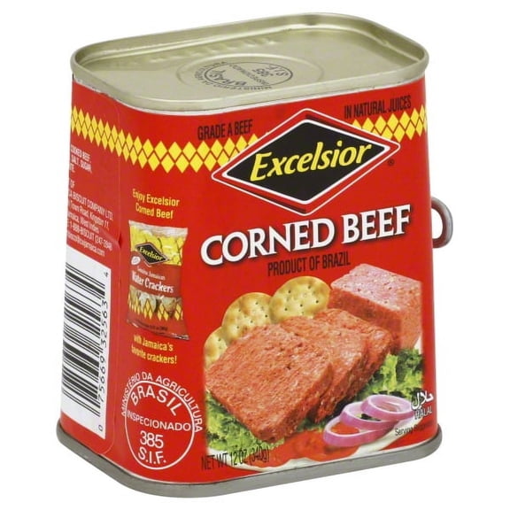 Excelsior Corned Beef, 12 oz, Pack of 12