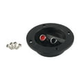 EXCIXING 2 Way Speaker Box Terminal Cup Connector Round/Square Speaker