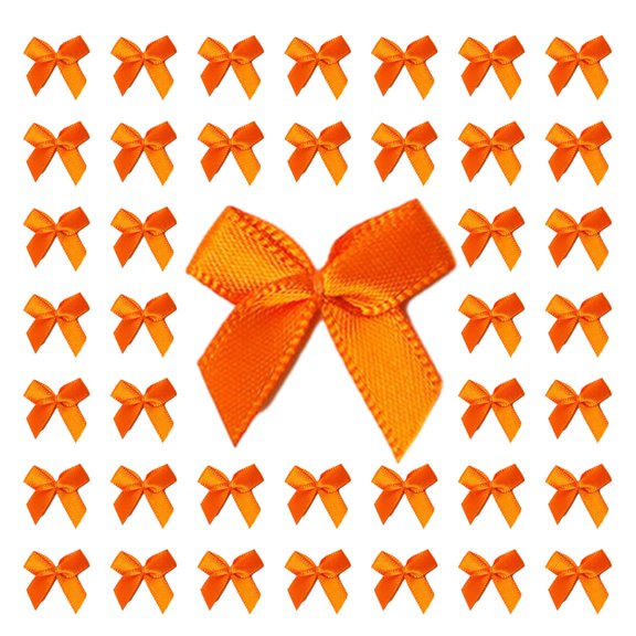 EXCIXING 200 Pcs Small Ribbon Bows Bowknot for Sewing Scrapbooking Wedding and Gift