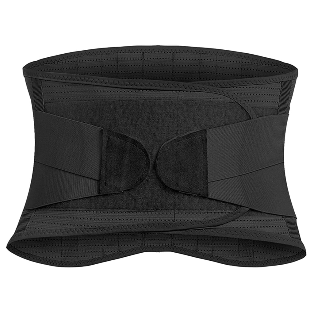 EXCIXING Adjustable 4 Stays Lumbar Support Belt Back Brace for Lower