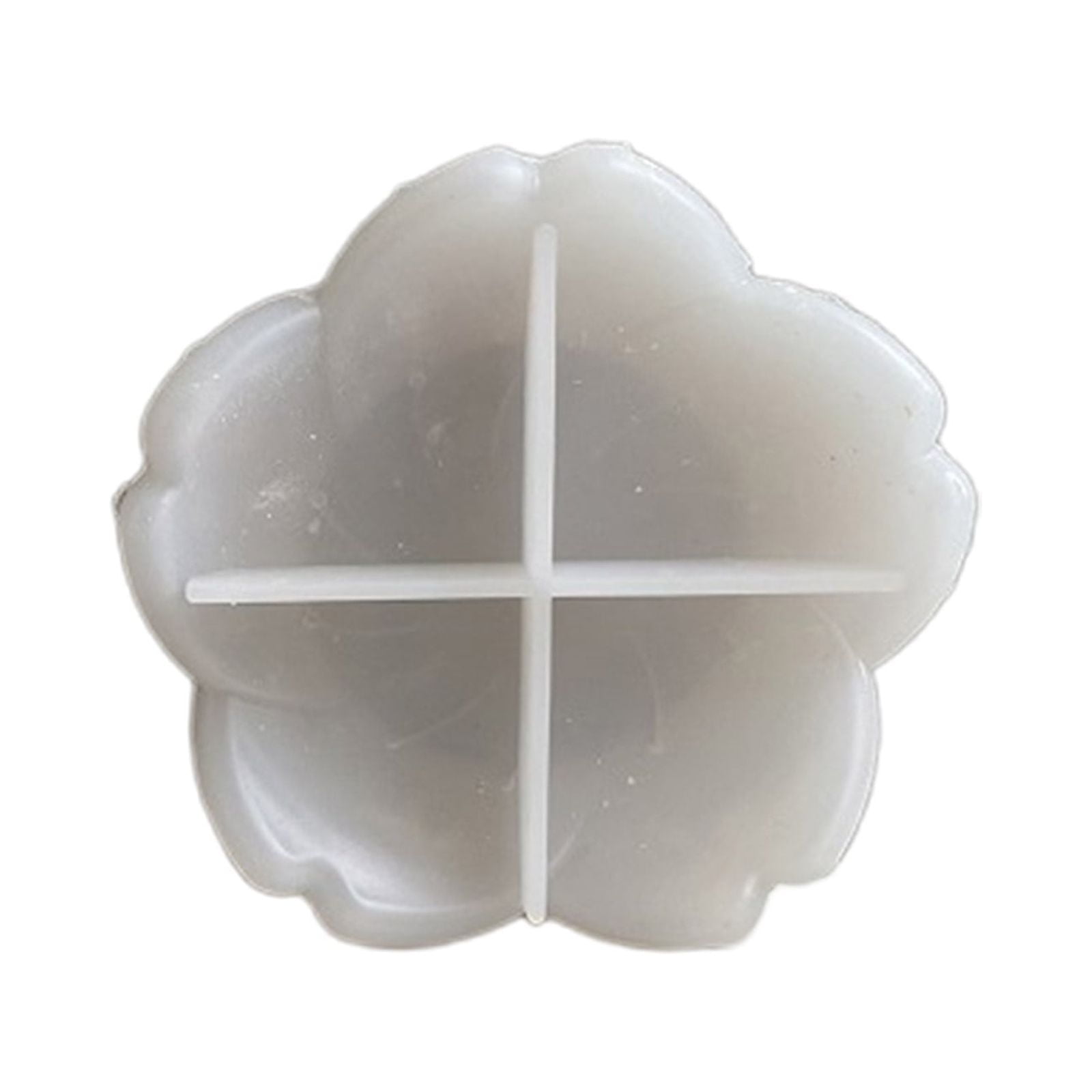 EXCIXING Flower Dish Epoxy Resin Casting Mould DIY Jewelry Tray Dishes Silicone Mold