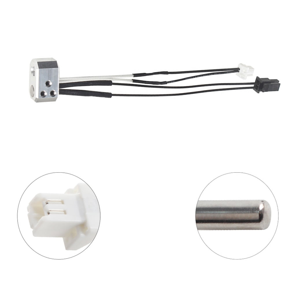 EXCIXING For MK4 Replacement Thermistor Hot End Heat Block Part 3D