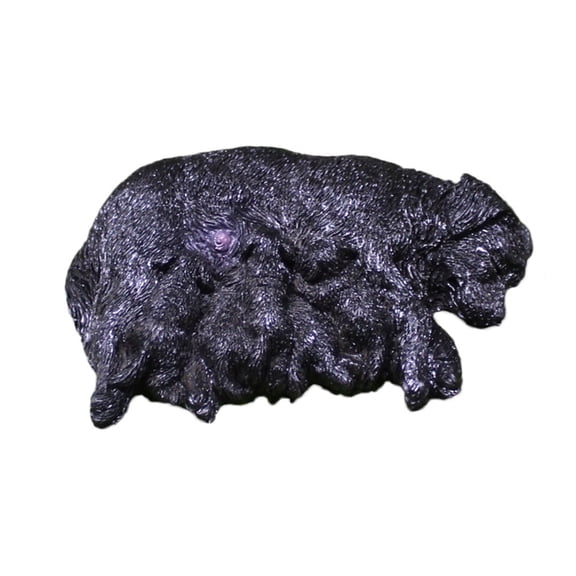 EXCIXING Handcrafts Nursing Mom Labrador and Baby Puppies Resins Sculpture Decoration