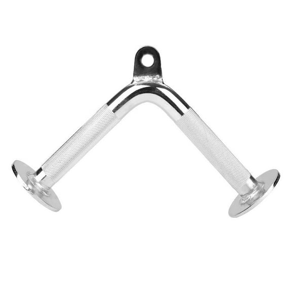 EXCIXING Home Gym Pull Down Attachment Non-slip V Shape Bar Cable Machine Handle