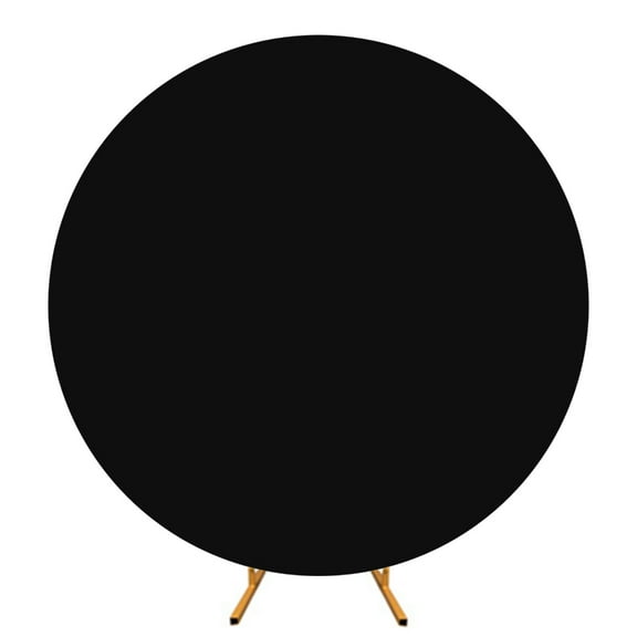 EXCIXING Round Arch Stand Cover with Elastic Bands Backdrop Cover Ceremony Decoration