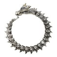 thumbnail image 1 of EXCIXING Silver Bangle Men Dragon-Head Keel Chain Bracelet Steampunk Rock Bracelet, 1 of 11