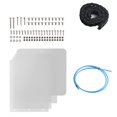 EXCIXING Solid Metal Enclosure Panel Kit for Crafting Personalizes 3D