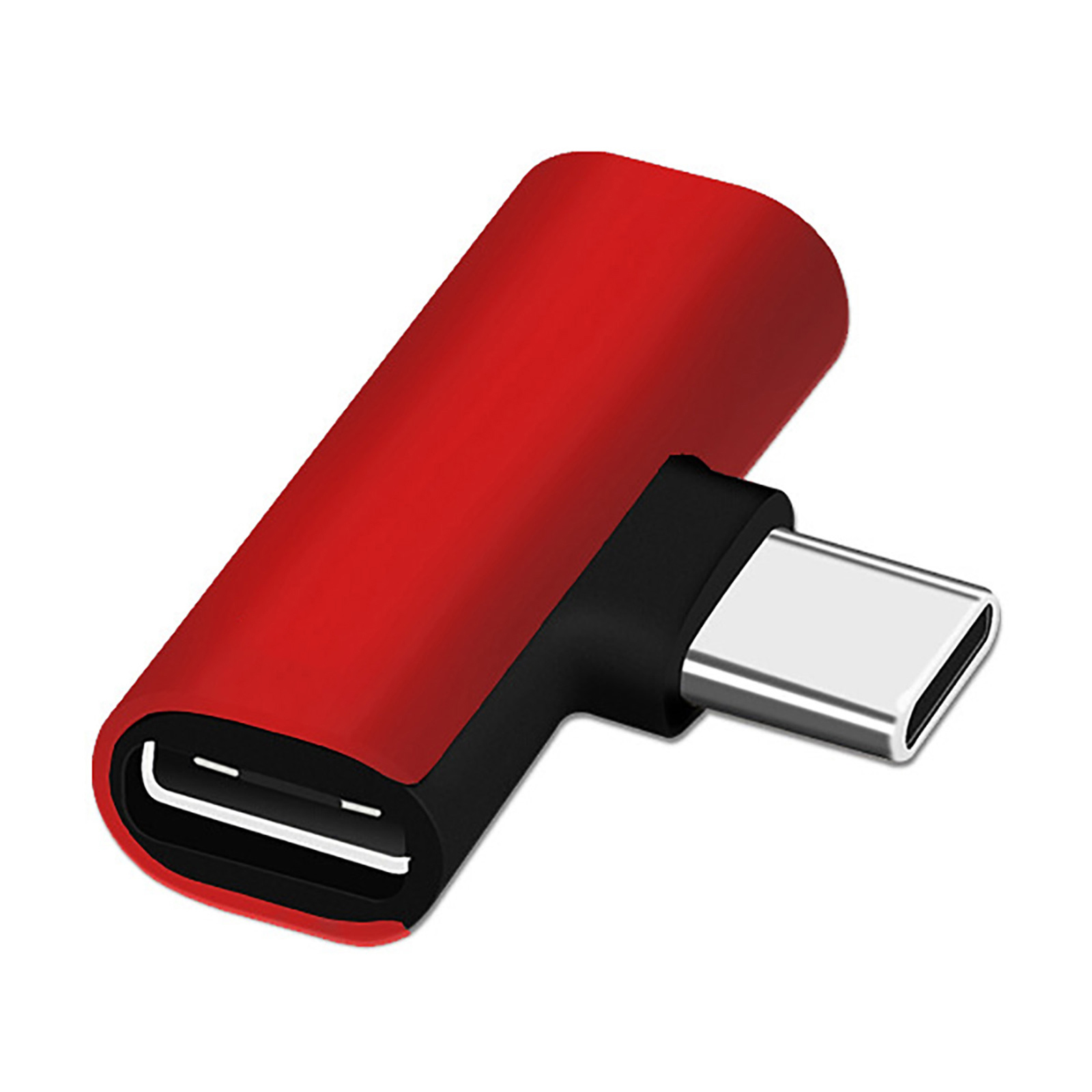 EXCIXING Twoinone TypeC To 3.5mm Audio Headset Converter for Mi