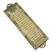 EXCIXING Unique Spanish Themed Door Embellishments Metal Mezuzah Case for Jewish Gift